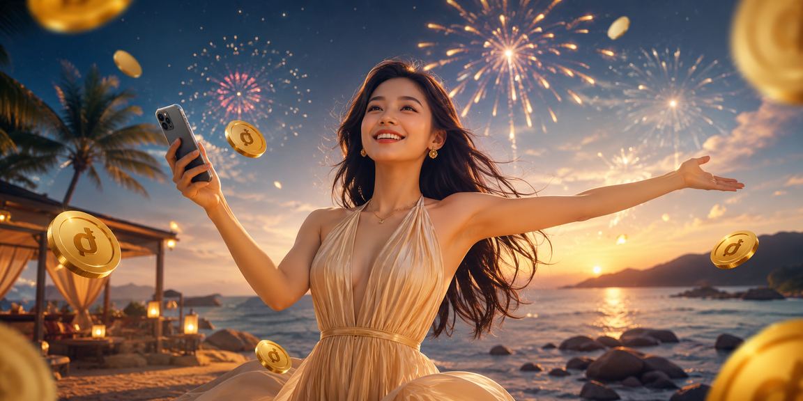 Người dùng nghỉ ngơi bên bãi biển Côn Đảo khi quản lý thời gian giải trí