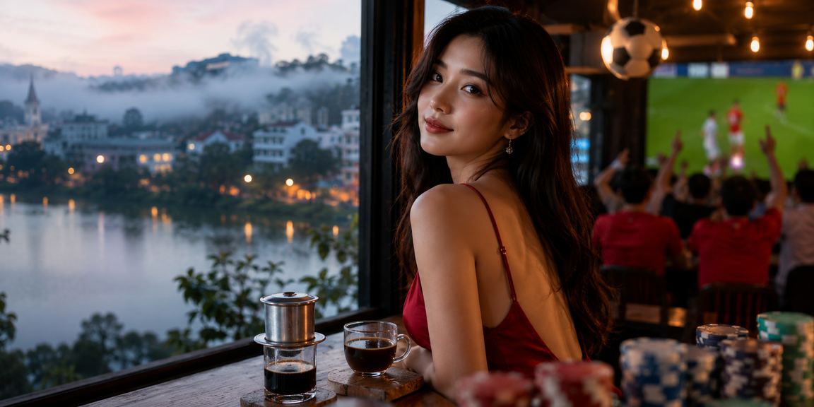 Người xem bóng đá tại Đà Lạt đọc phân tích trước trận trên di động